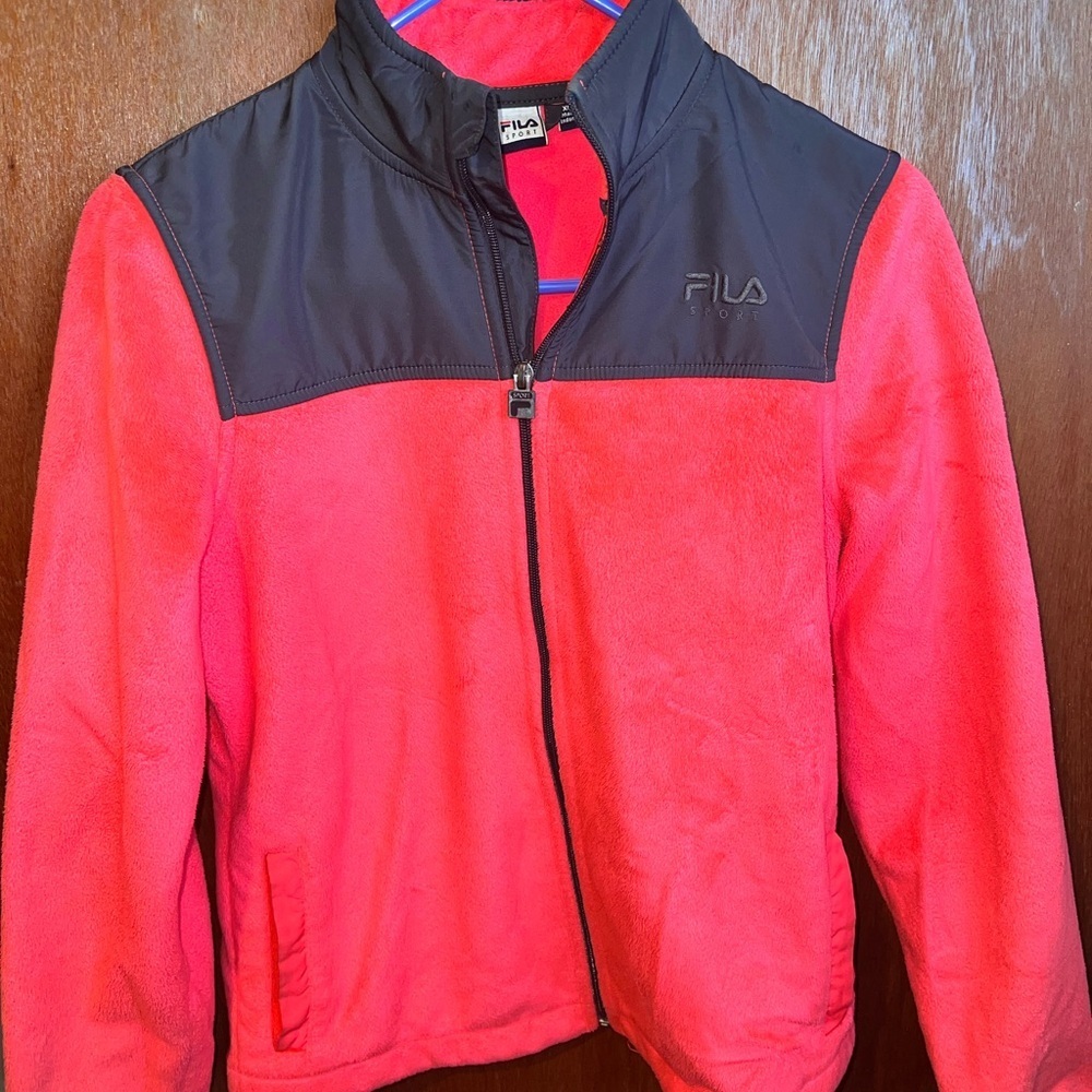 Fila Red and Black Women's Jacket